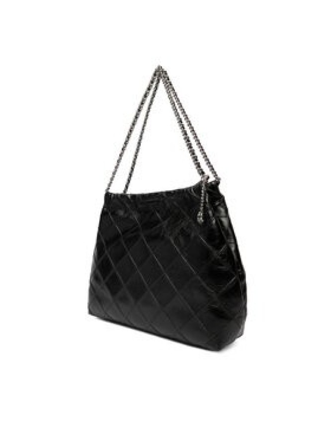 Tory Burch Torebka Fleming Soft Distressed Hobo Bag 165170 Czarny