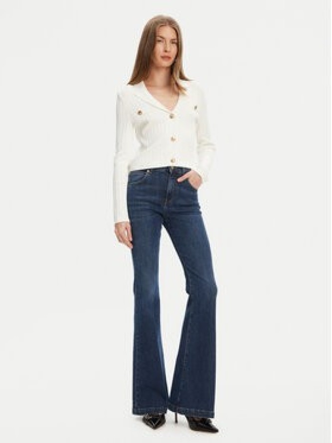 Guess Kardigan W5YR11 Z0130 Biały Regular Fit