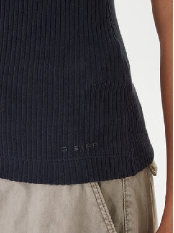 G-Star Raw Top D28735-D107 Granatowy Slim Fit