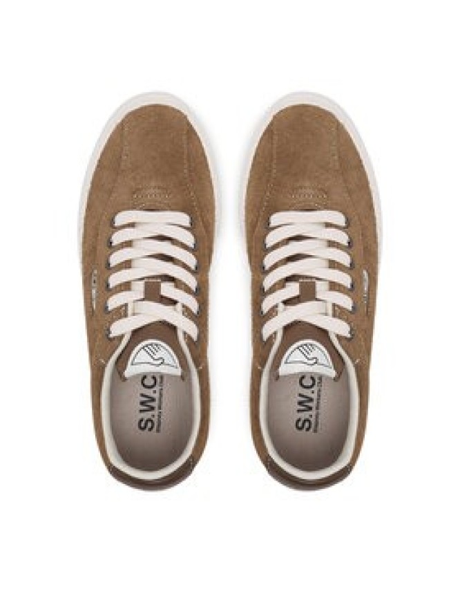 S.W.C Stepney Workers Club Tenisówki Dellow 02 Cup Suede YA22205 Brązowy
