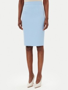 Maryley Spódnica ołówkowa 25EB701/43MA Błękitny Regular Fit