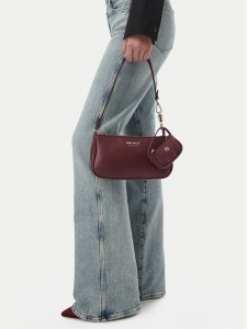 Nine West Torebka CEO-VELVET CHARM-LA374-4788 Bordowy