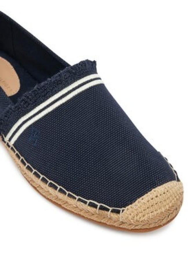 Tommy Hilfiger Espadryle Fringe Canvas Closed Espadrille FW0FW08881 Granatowy