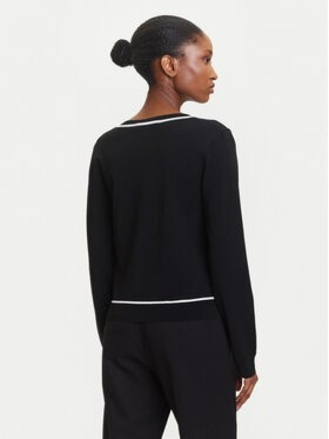 KARL LAGERFELD Sweter A3W18023 Czarny Regular Fit