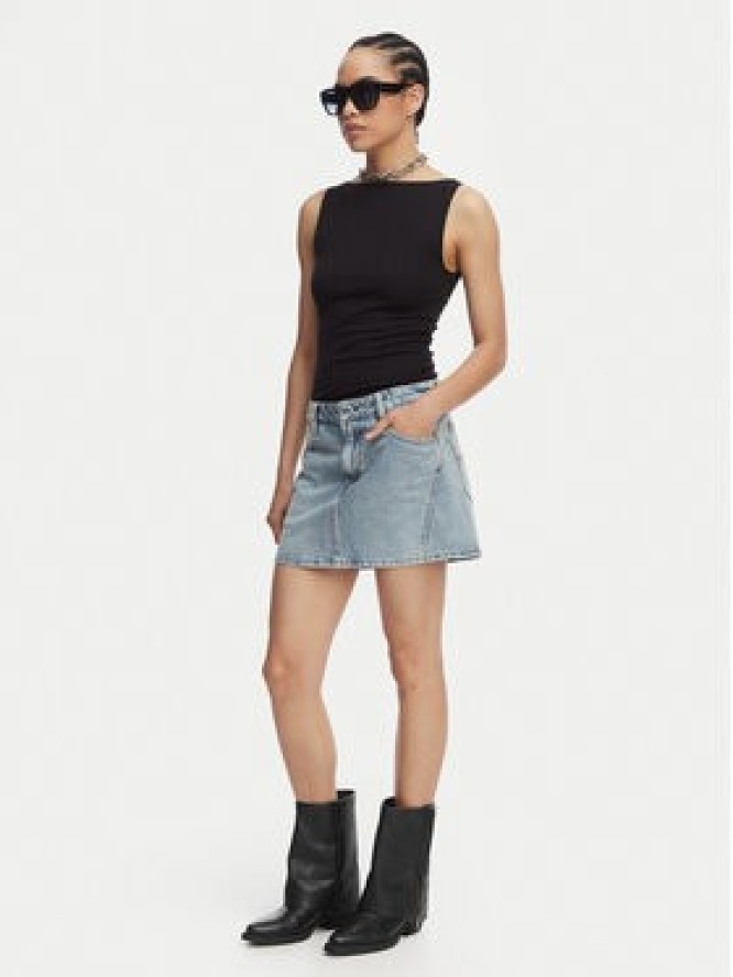 G-Star Raw Spódnica jeansowa Cinch D28409-E352 Niebieski Regular Fit