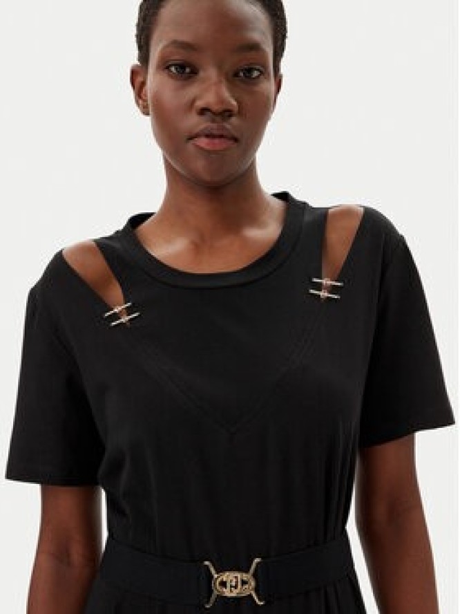Liu Jo Sport Sukienka codzienna TA5275 JS088 Czarny Regular Fit
