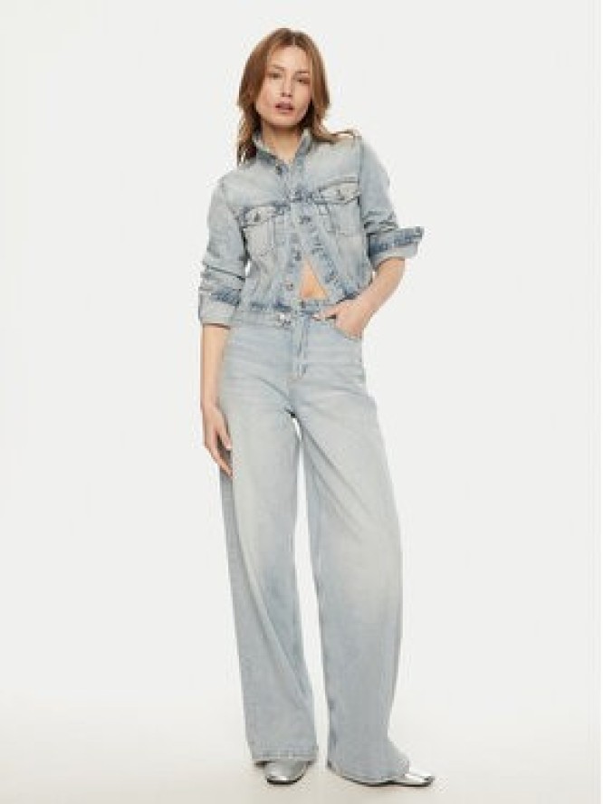 Calvin Klein Jeans Kurtka jeansowa 90's J20J224544 Niebieski Regular Fit