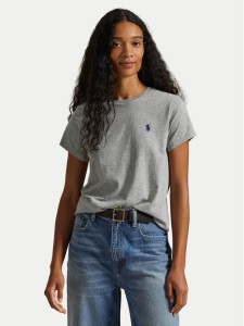 Polo Ralph Lauren T-Shirt 211898698008 Szary Regular Fit