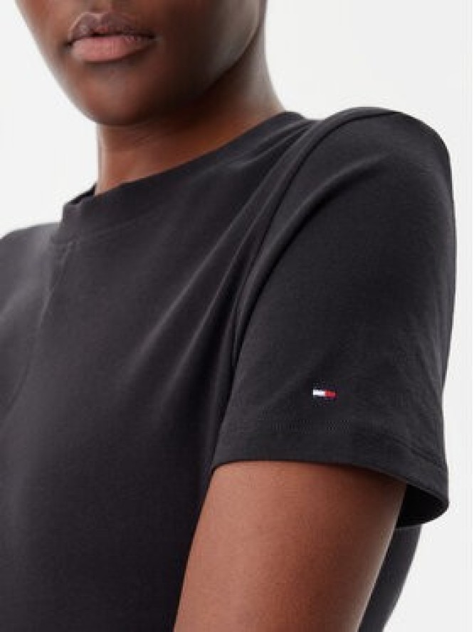 Tommy Hilfiger Sukienka codzienna WW0WW44547 Czarny Regular Fit