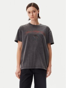 Vans T-Shirt Palm Impresa VN000MCM Czarny Regular Fit