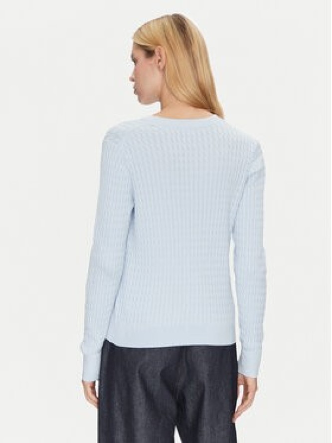 Tommy Hilfiger Sweter WW0WW44993 Błękitny Regular Fit