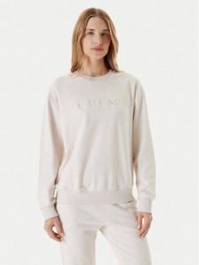 Guess Bluza O5RQ03 KCO31 Beżowy Regular Fit