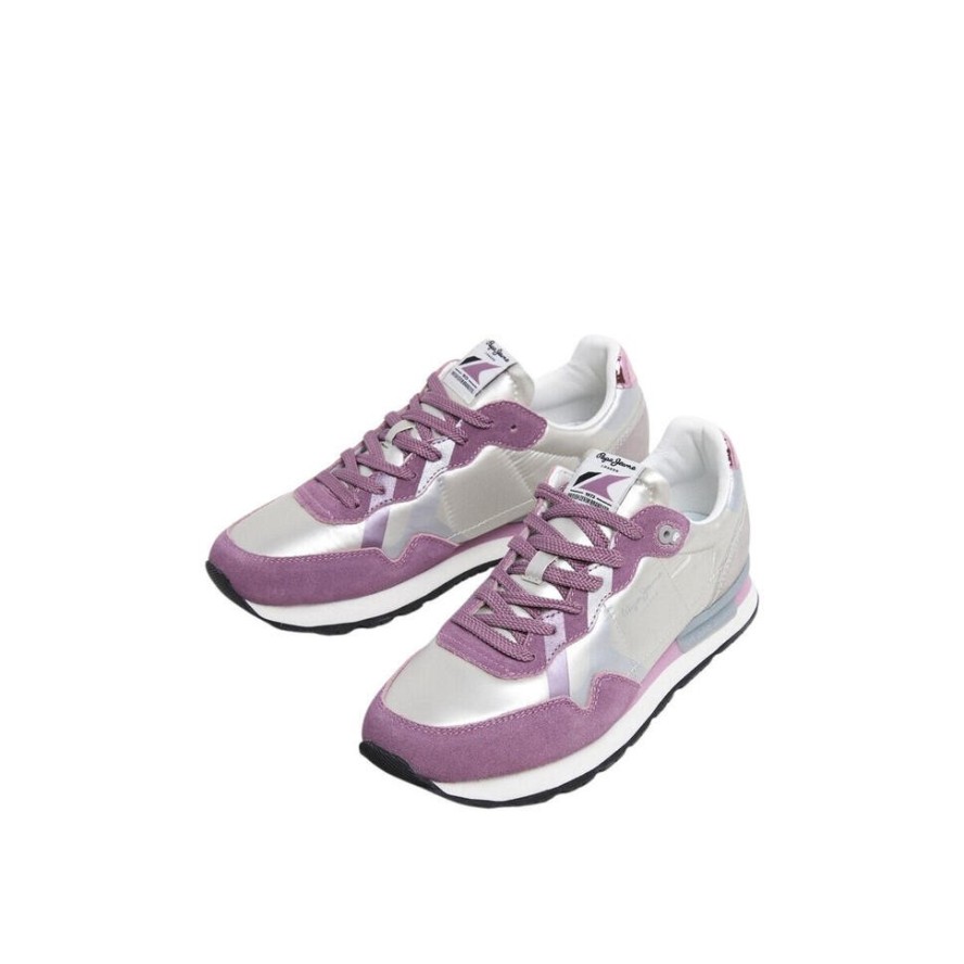 Damskie sneakersy Pepe Jeans Brit Printy