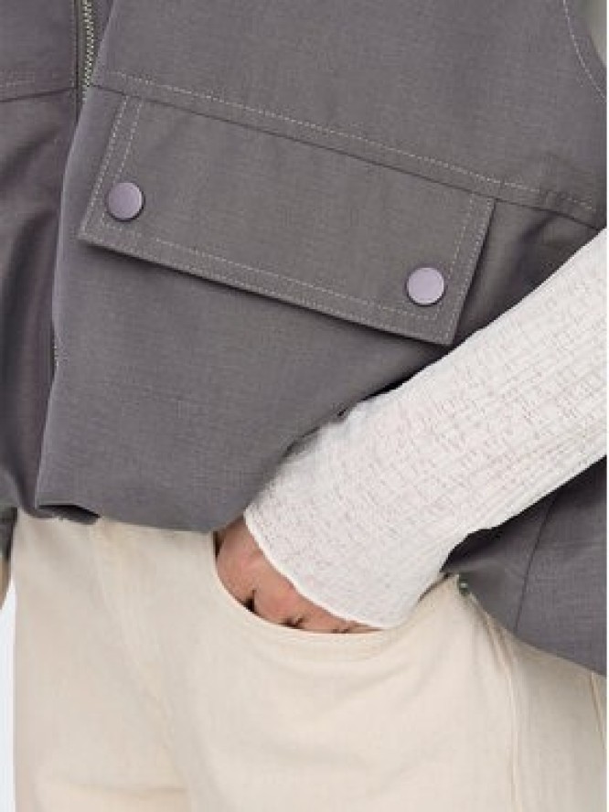 ONLY Bezrękawnik Mary 15338137 Szary Loose Fit