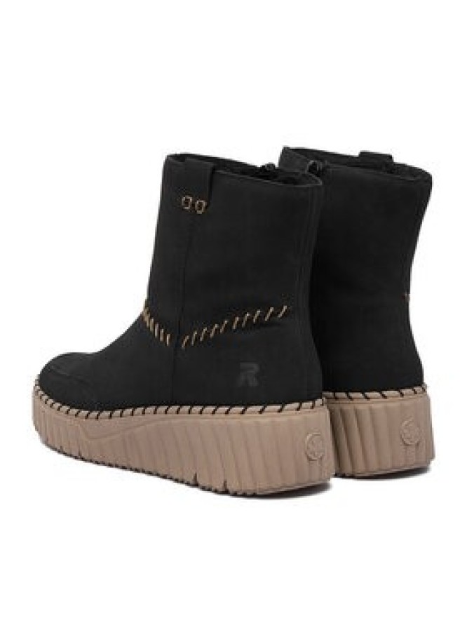 Rieker Botki CEO-N2870-00 Czarny
