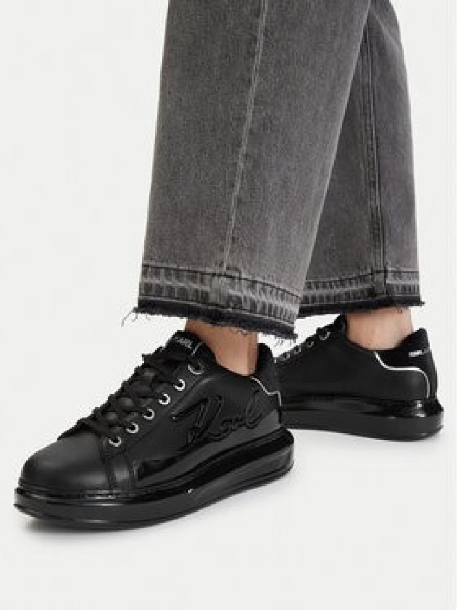 KARL LAGERFELD Sneakersy KL62548F Czarny