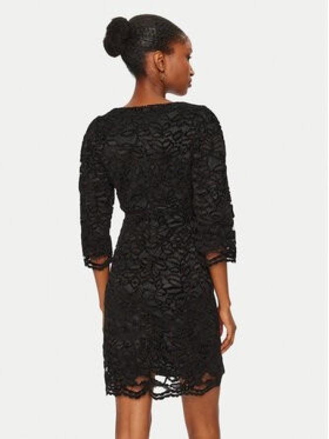 Rinascimento Sukienka koktajlowa CFC0121734003 Czarny Slim Fit