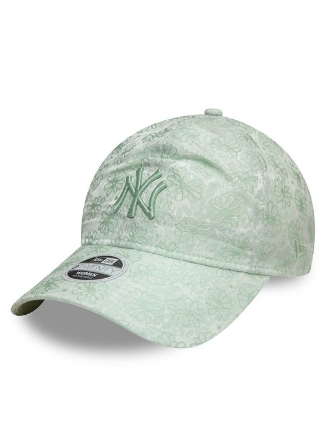 New Era Czapka z daszkiem New York Yankees Floral 9Twenty 60595377 Zielony