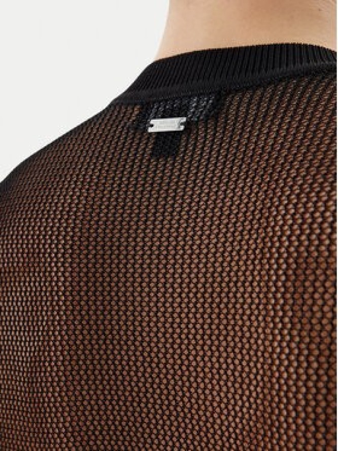 Armani Exchange Sukienka dzianinowa XW000581 AF12875 FC043 Czarny Slim Fit