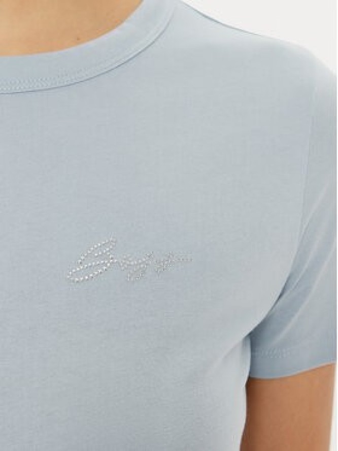 BOSS T-Shirt C_Elogo 50535322 Niebieski Regular Fit