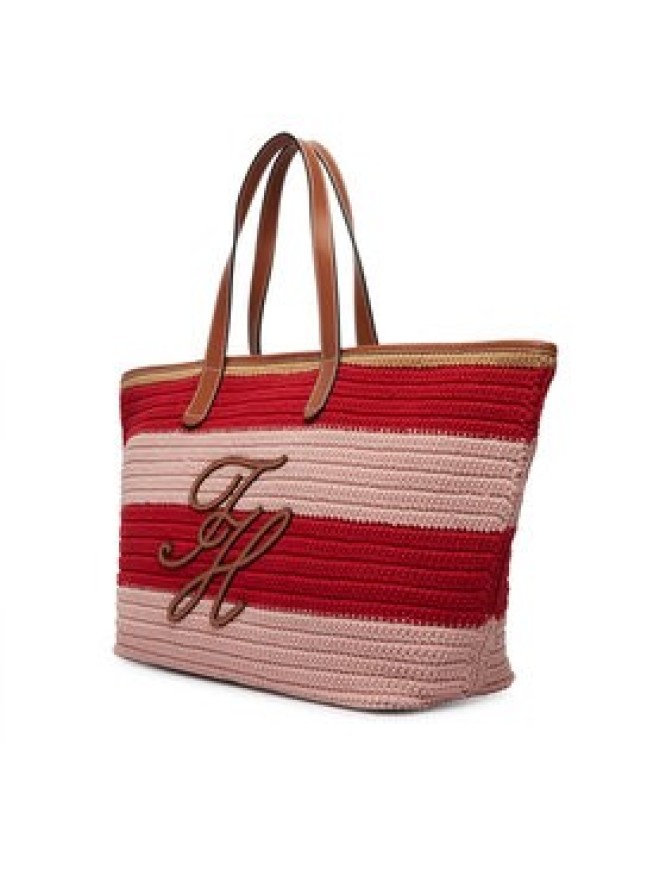 Tommy Hilfiger Torebka Th Nautical Tote Crochet Str AW0AW18816 Kolorowy
