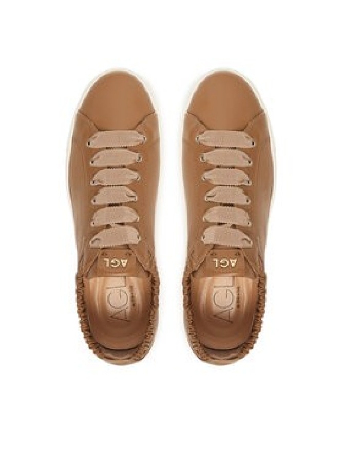 AGL Sneakersy Suzie D936001PGKT018G497 Brązowy