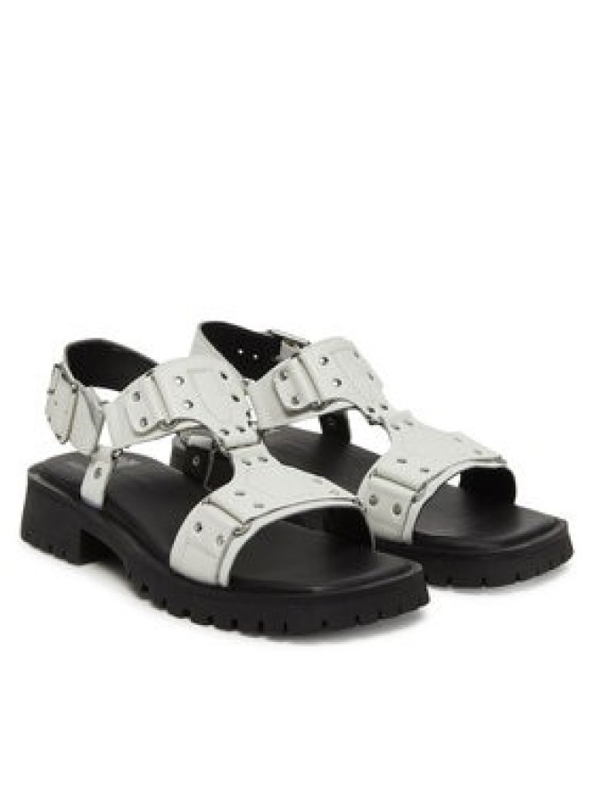 Bronx Sandały Rac-Quel 85041-A Biały