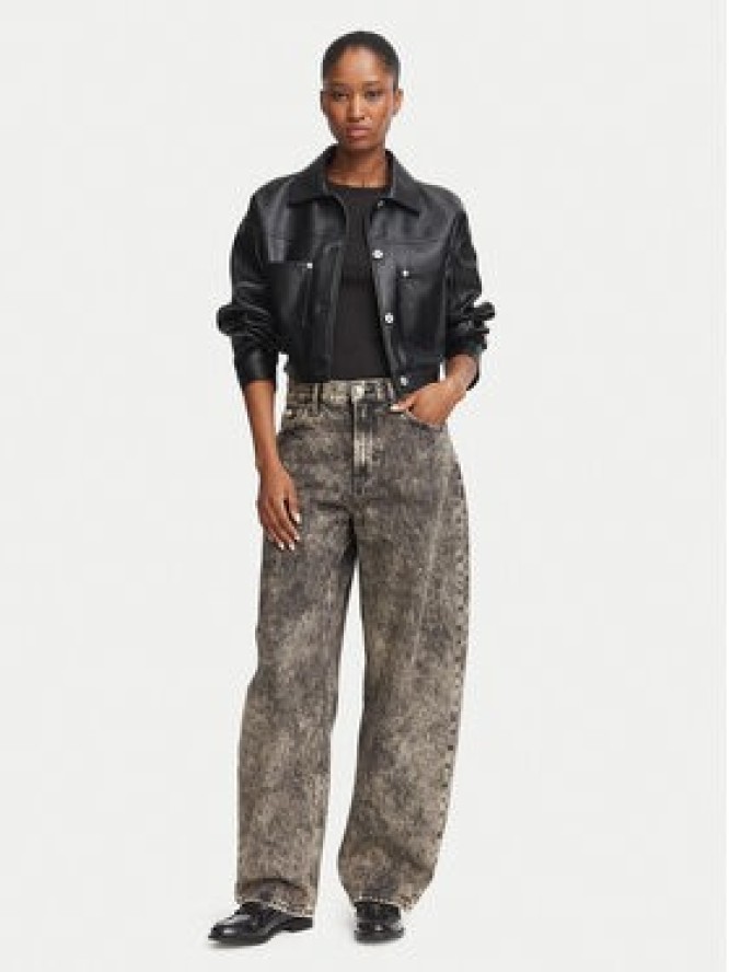 Calvin Klein Jeans Jeansy LV047H745G Brązowy Barrel Fit