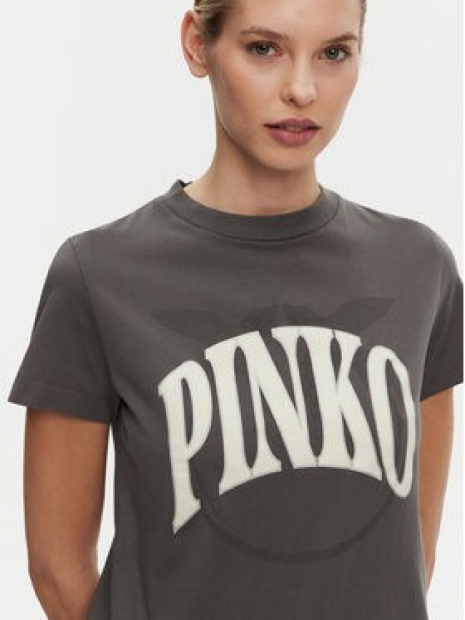 PINKO T-Shirt 101752 A2CT I63 Szary Regular Fit