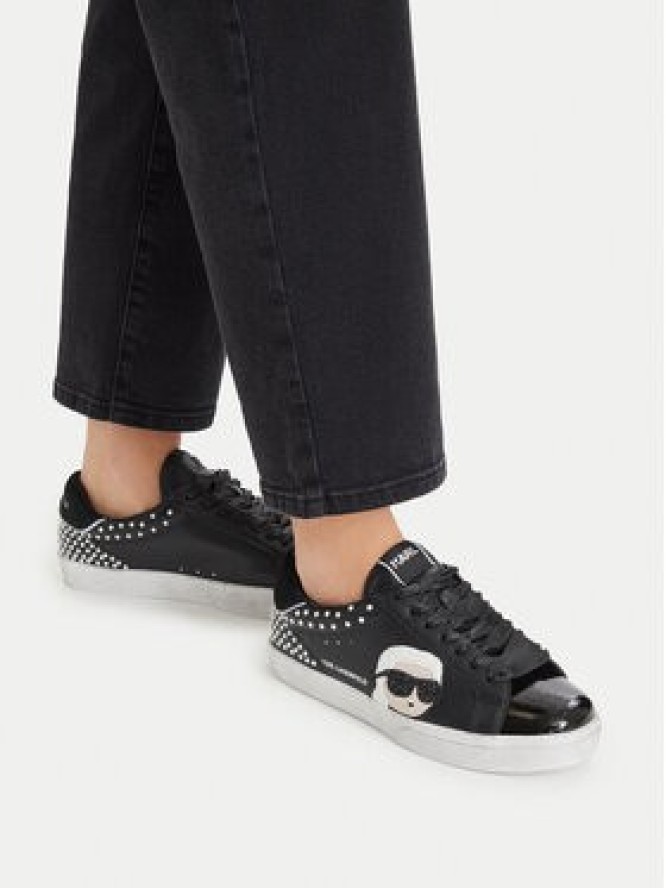 KARL LAGERFELD Sneakersy KL60130N Czarny