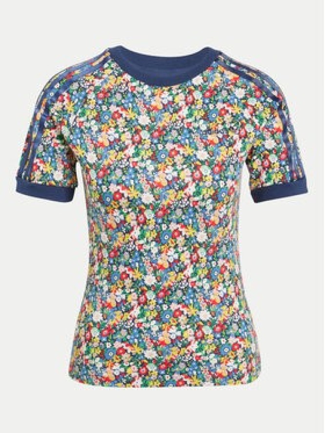 adidas T-Shirt Liberty London Cali JC7776 Kolorowy Slim Fit