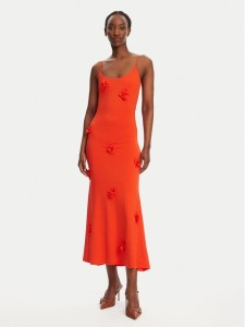 Bardot Sukienka wieczorowa Lanae 59301DB Koralowy Regular Fit