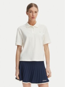 Guess Polo V6GP11 K3278 Biały Regular Fit