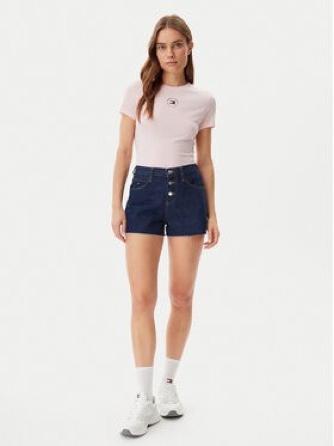 Tommy Jeans Szorty jeansowe DW0DW20094 Granatowy Relaxed Fit