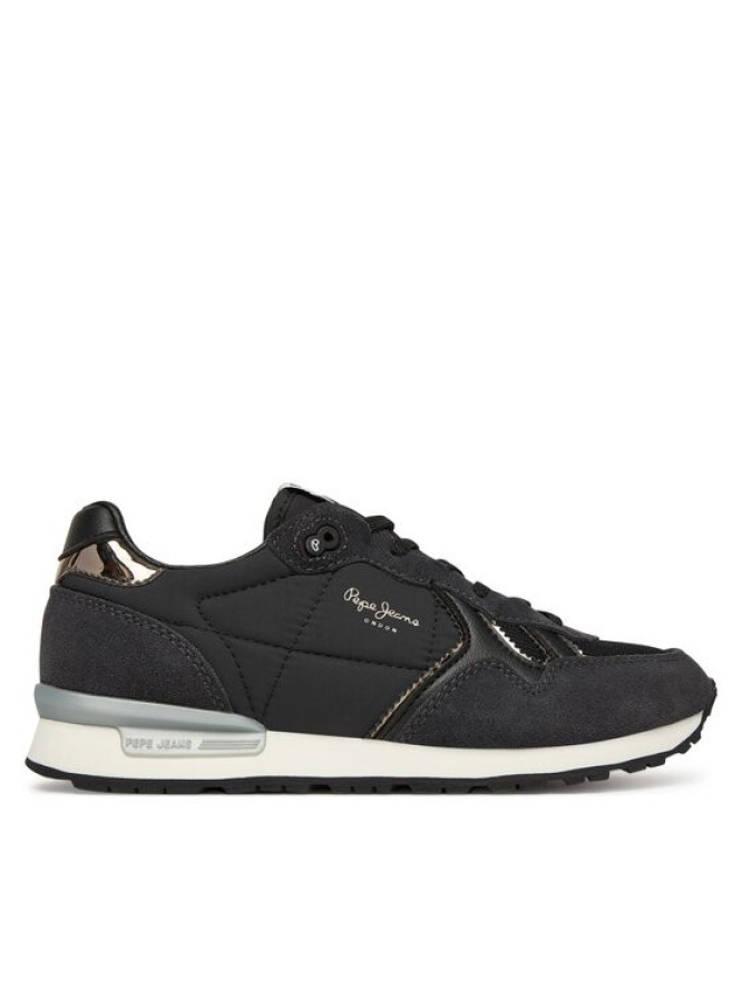 Pepe Jeans Sneakersy Brit Mirror W PLS400004 Czarny