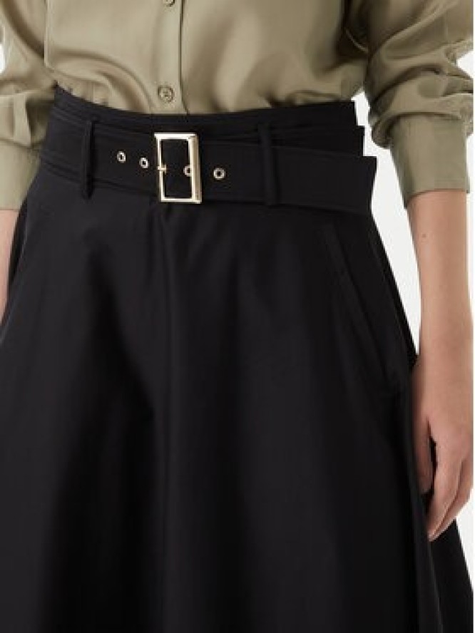 Marella Spódnica trapezowa Tappeto 2613101101 Czarny Regular Fit