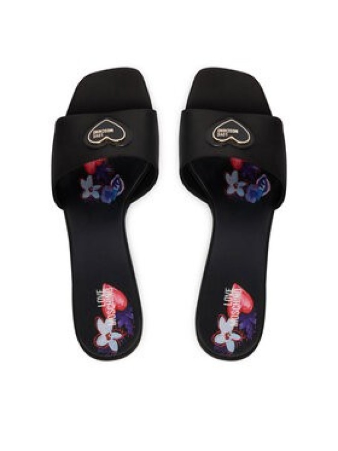 LOVE MOSCHINO Klapki JA28215G0OJO0000 Czarny