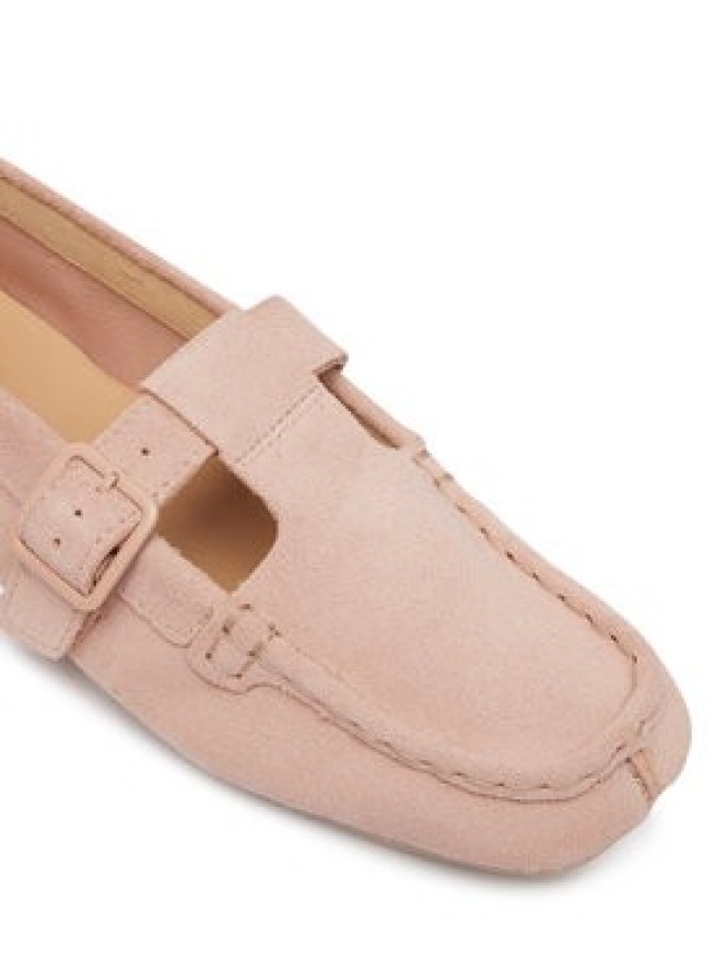 Clarks Mokasyny Freckle Tbar 26185904 Różowy