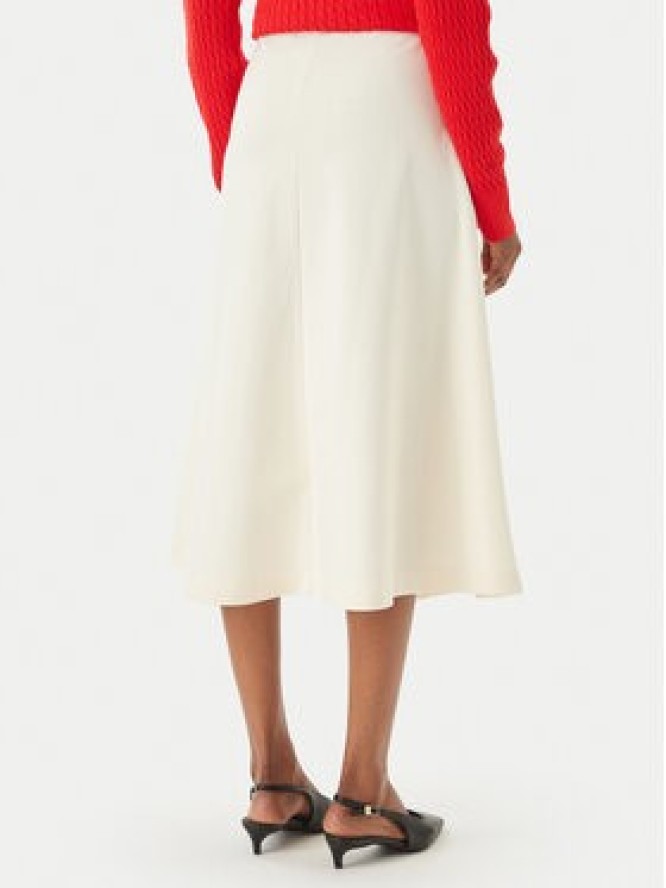Tommy Hilfiger Spódnica midi WW0WW47886 Écru Regular Fit