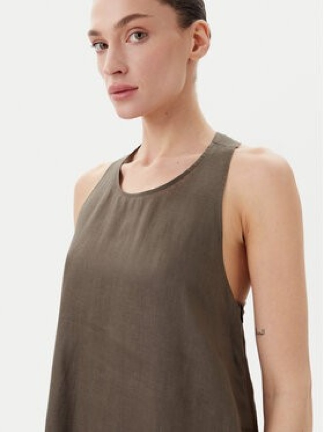 Max Mara Leisure Sukienka letnia Douglas 2516221018 Zielony Relaxed Fit