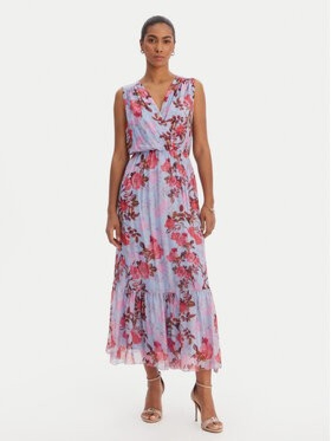 Fracomina Sukienka codzienna FR26SD3018W774R8 Niebieski Regular Fit