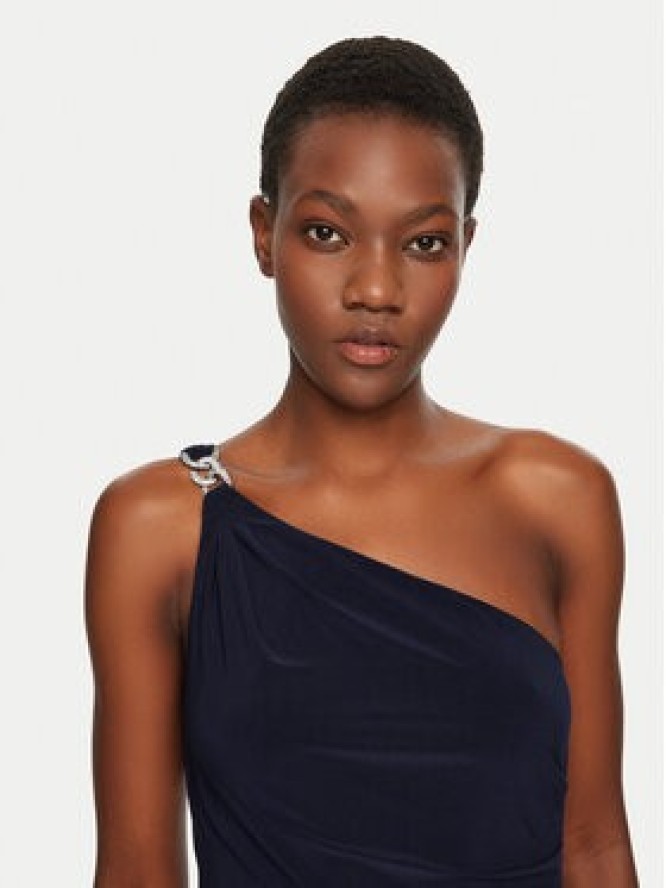 Lauren Ralph Lauren Sukienka wieczorowa 253751483 Granatowy Slim Fit
