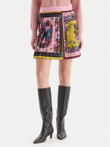 Versace Jeans Couture Spódnica plisowana 79HAE8P0 NS726 Kolorowy Regular Fit