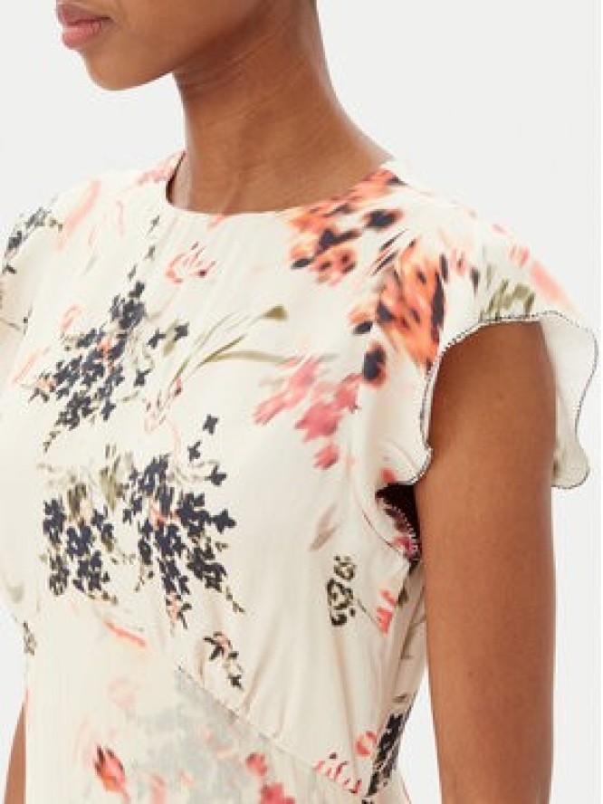 French Connection Sukienka letnia 71YFU 90 Beżowy Regular Fit