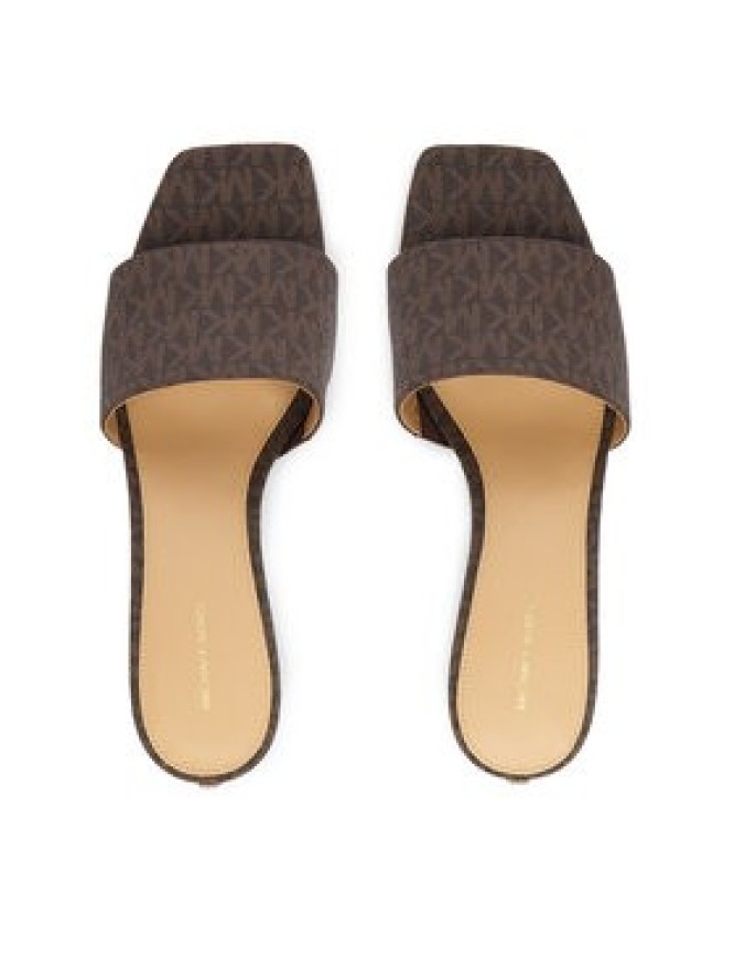 MICHAEL Michael Kors Klapki Elyse 40F5EYMP1B Brązowy