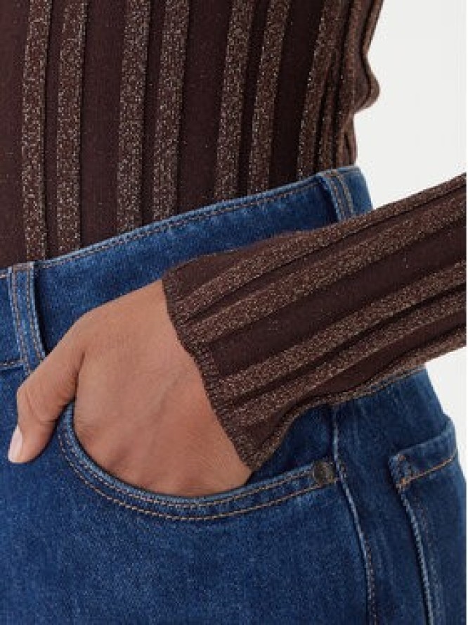 Fracomina Sweter FJ25WT7013K463Q7 Brązowy Slim Fit