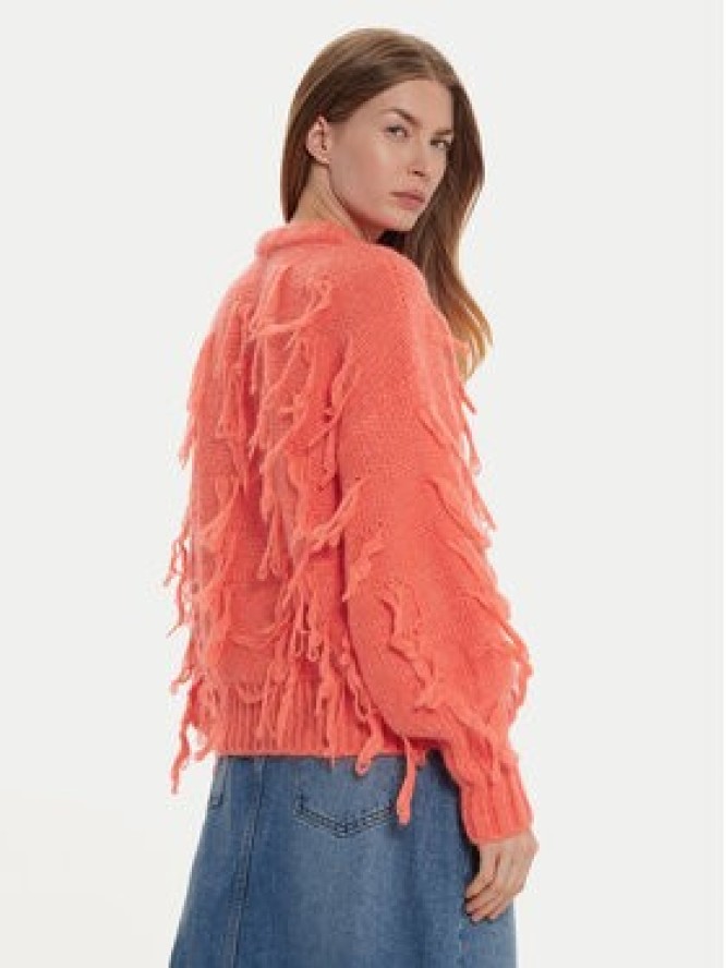 ViCOLO Sweter 33050S Pomarańczowy Regular Fit