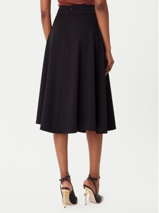 Rinascimento Spódnica trapezowa CFC0126216003 Czarny Regular Fit