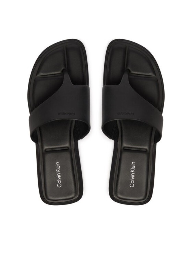 Calvin Klein Japonki Leather Toe Post Sandals HW0HW02866 Czarny