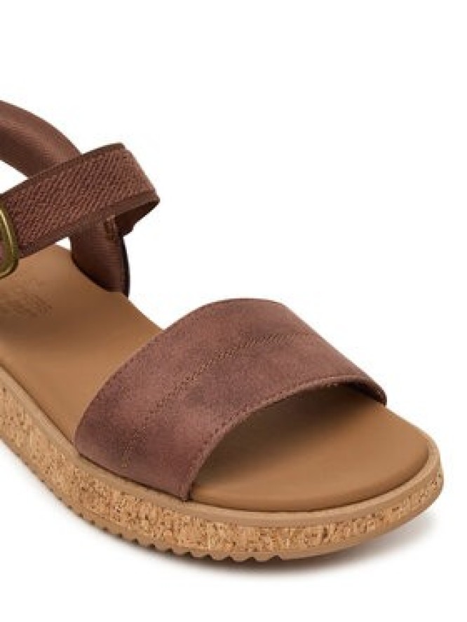 Skechers Sandały Bobs Sun Vibe 114423/CHOC Brązowy